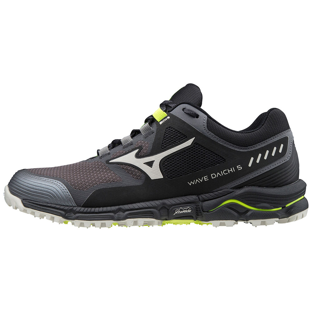 Mizuno Wave Daichi 5 Férfi Terepfutó Cipő Fekete IOE732104